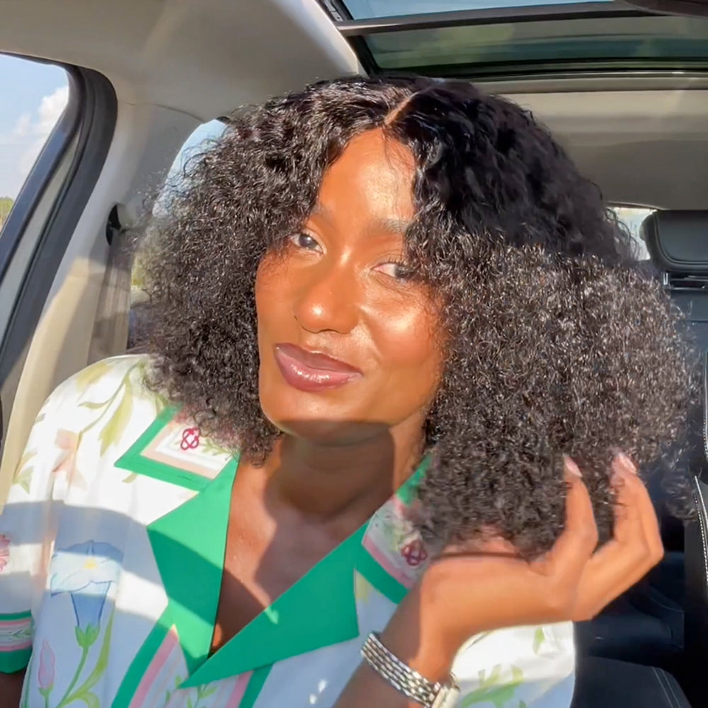 Layered Pixie Curl 5x5 Glueless Human Hair Wig – 14 Inch - product view 6