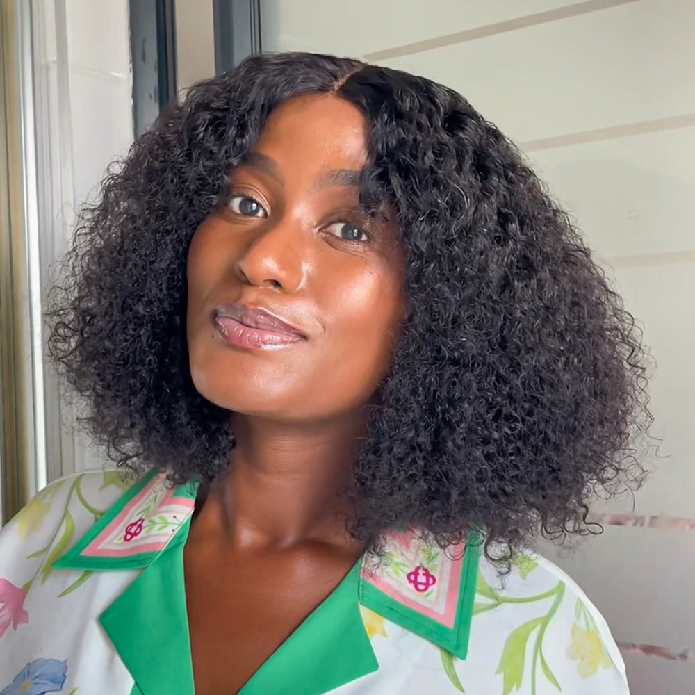 Layered Pixie Curl 5x5 Glueless Human Hair Wig – 14 Inch - product view 5