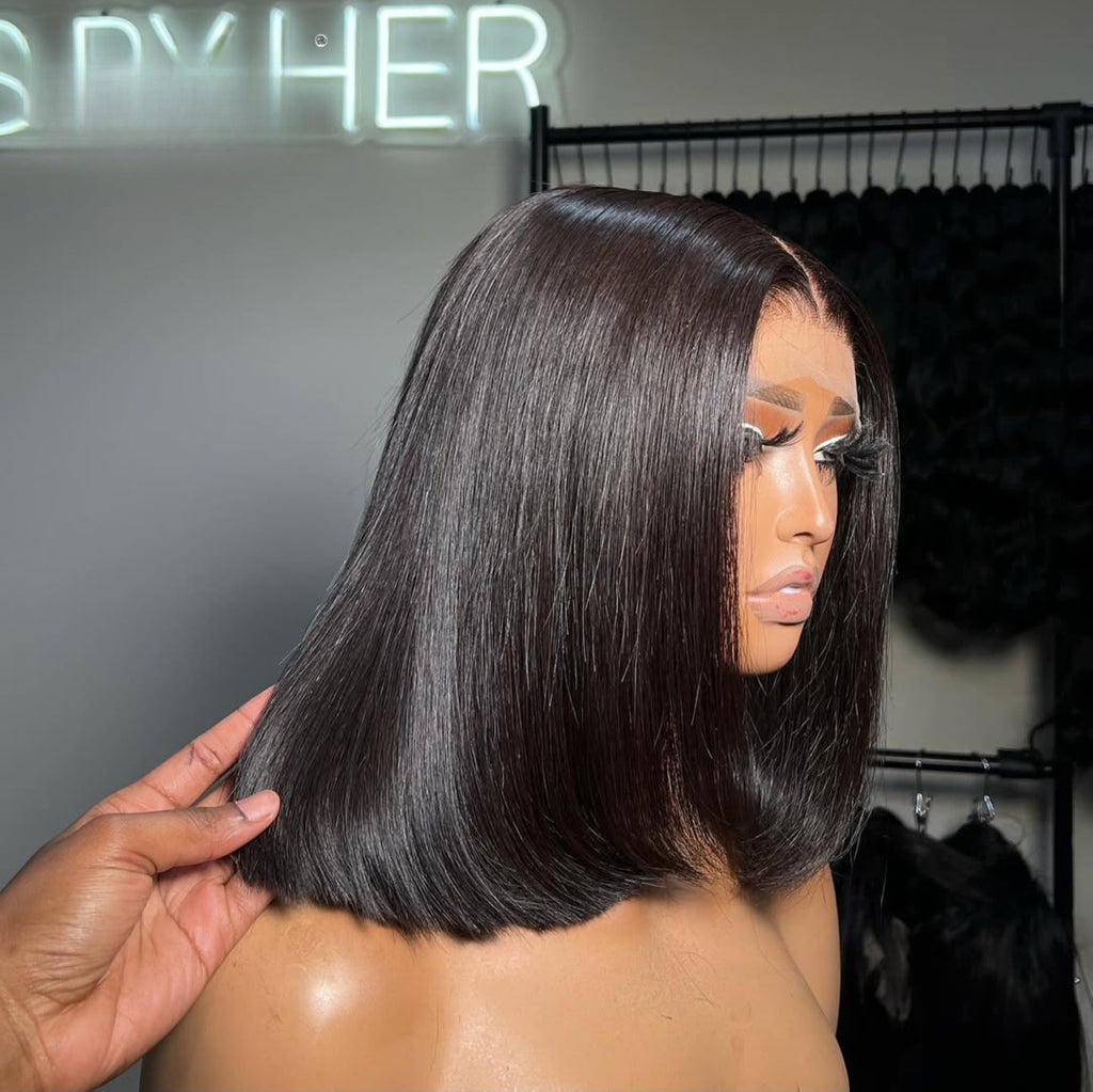 Wholesale 12A Grade Vietnamese Straight Bob Human Hair Wig - Glueless Wear-and-Go Factory Direct