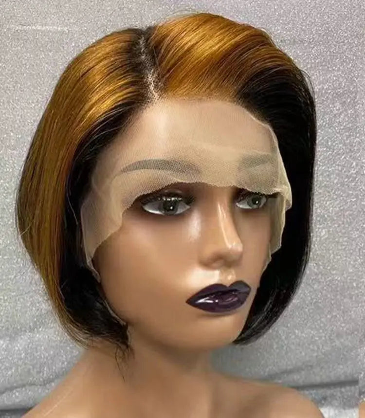 IYRS Hair | Chic Pixie Cut Short Bob Wig - 200% Density Brazilian Virgin Hair - Natural Hairline