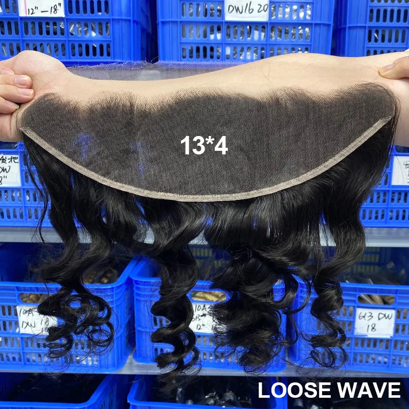 Wholesale 13x4 Italian Curly HD Lace Frontal | Undetectable Invisible Lace | 100% Virgin Brazilian Human Hair