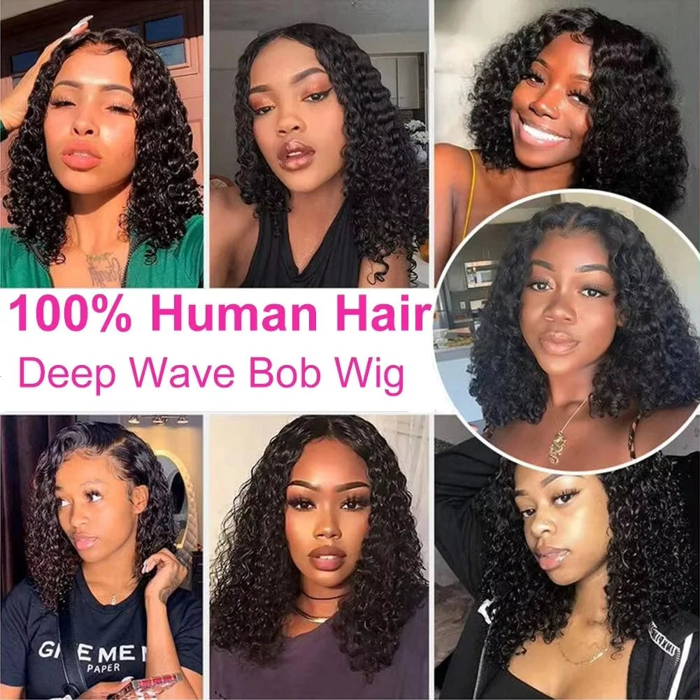 Wholesale Jerry Curl HD 13x4 Lace Frontal Bob | 200% Density | 100% Virgin Human Hair Factory Direct