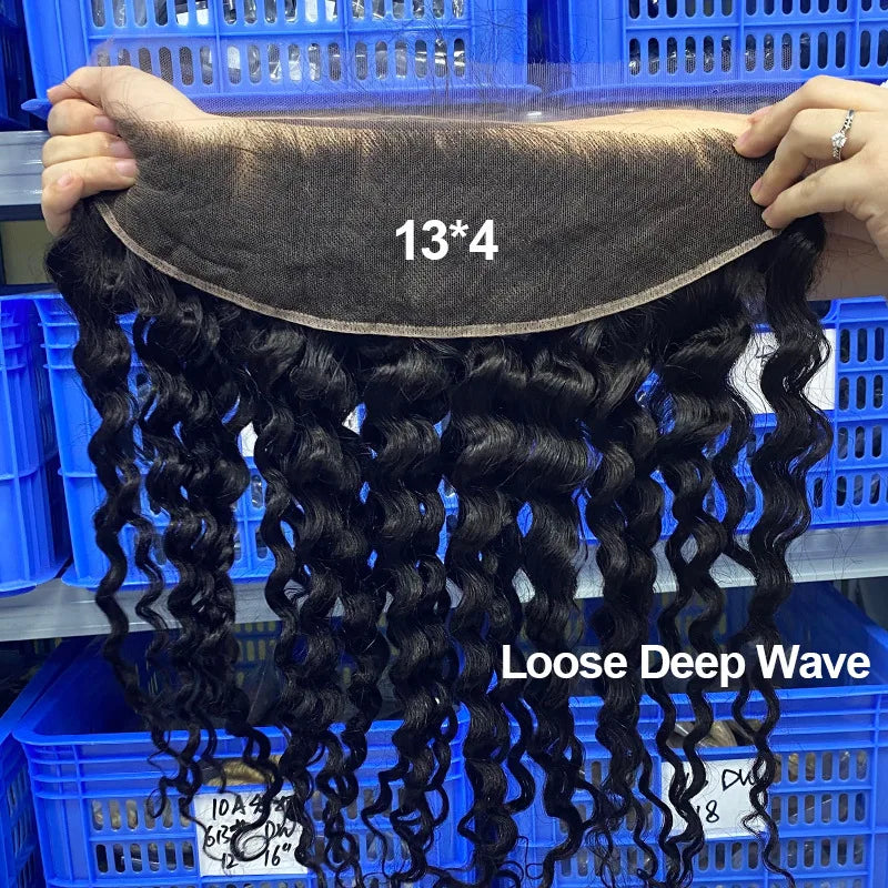 Wholesale 13x4 Italian Curly HD Lace Frontal | Undetectable Invisible Lace | 100% Virgin Brazilian Human Hair