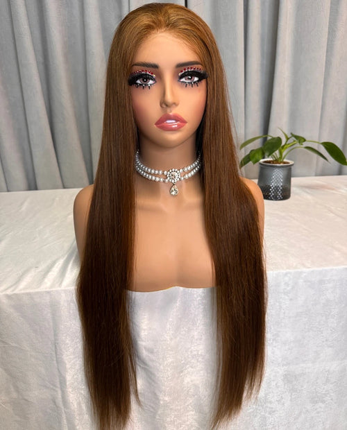 5x5 HD Lace Closure Wig Human Hair Vendors Wholesale High Quality Pre Plucked Bleach Knot Raw Brazilian Human Hair Glueless Wigs