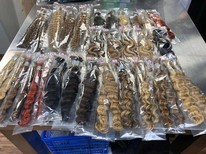 IYRS Hair | Premium Raw Indian Loose Deep Bulk Hair - No Weft Human Hair Extensions for Boho Braids