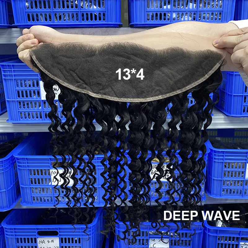 Wholesale 13x4 Italian Curly HD Lace Frontal | Undetectable Invisible Lace | 100% Virgin Brazilian Human Hair