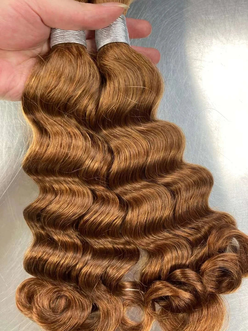 IYRS Hair | Premium Raw Indian Loose Deep Bulk Hair - No Weft Human Hair Extensions for Boho Braids