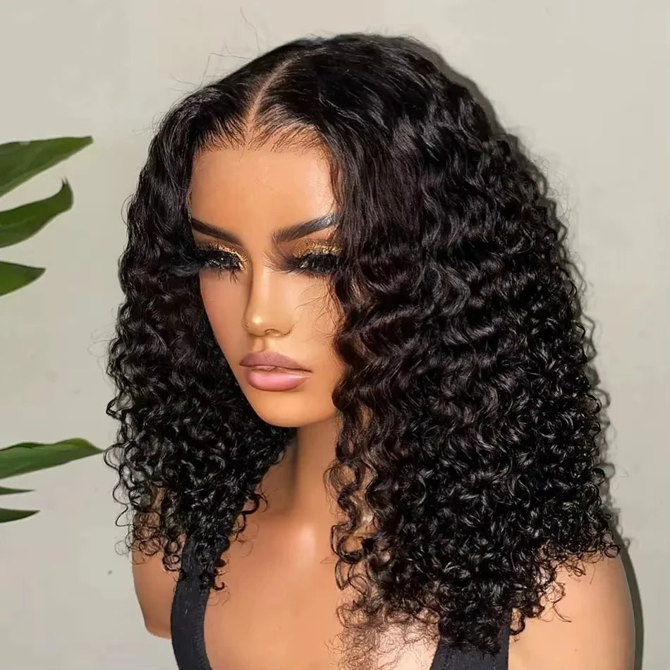 Wholesale Jerry Curl HD 13x4 Lace Frontal Bob | 200% Density | 100% Virgin Human Hair Factory Direct