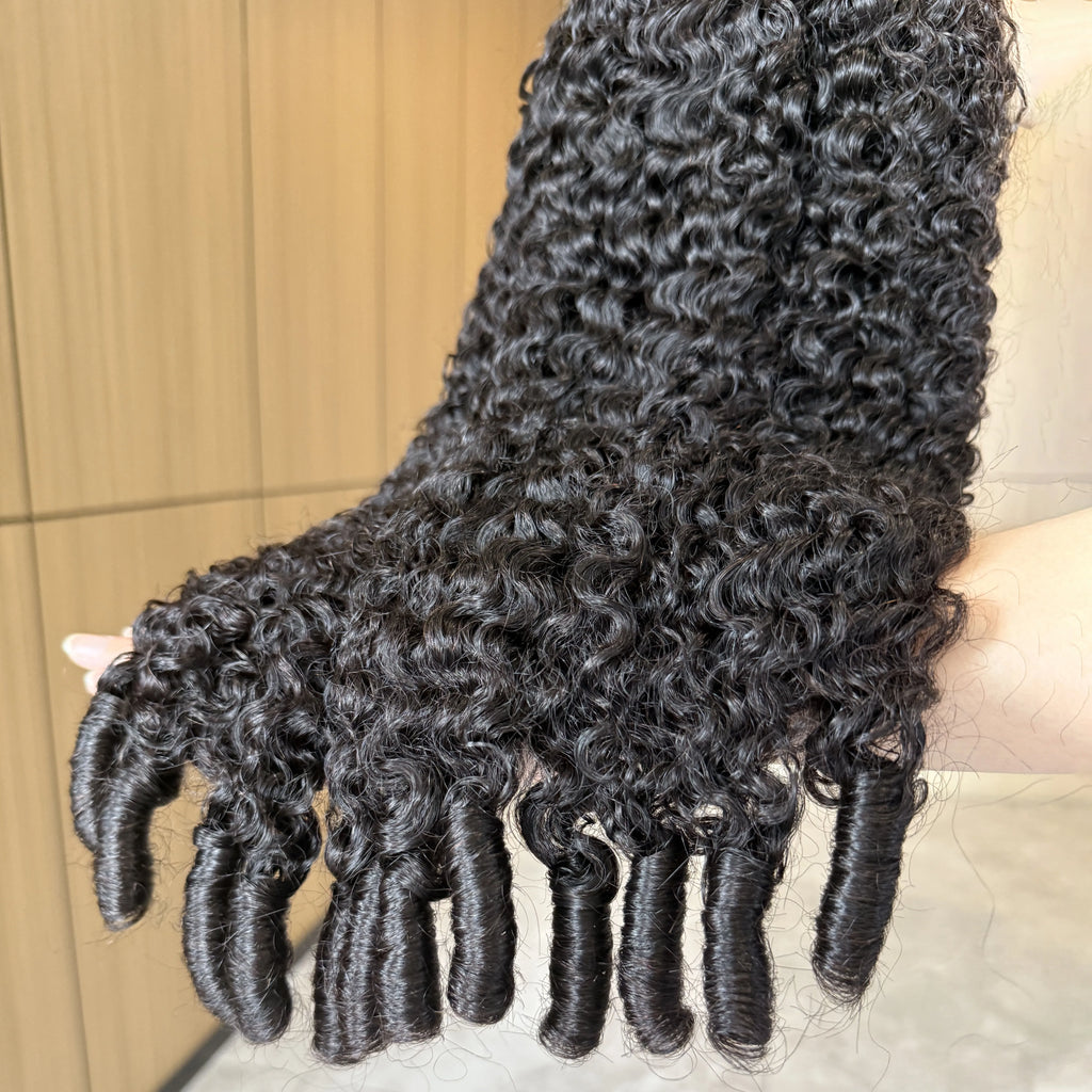Wholesale Burmese Curly 13x4 Lace Frontal Wig | 250% Heavy Density | Raw Virgin Human Hair Factory Direct