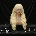 30 Inch 613 Blonde 13x4 Lace Front Wig 220% Density | Pre-plucked Transparent Lace Human Hair