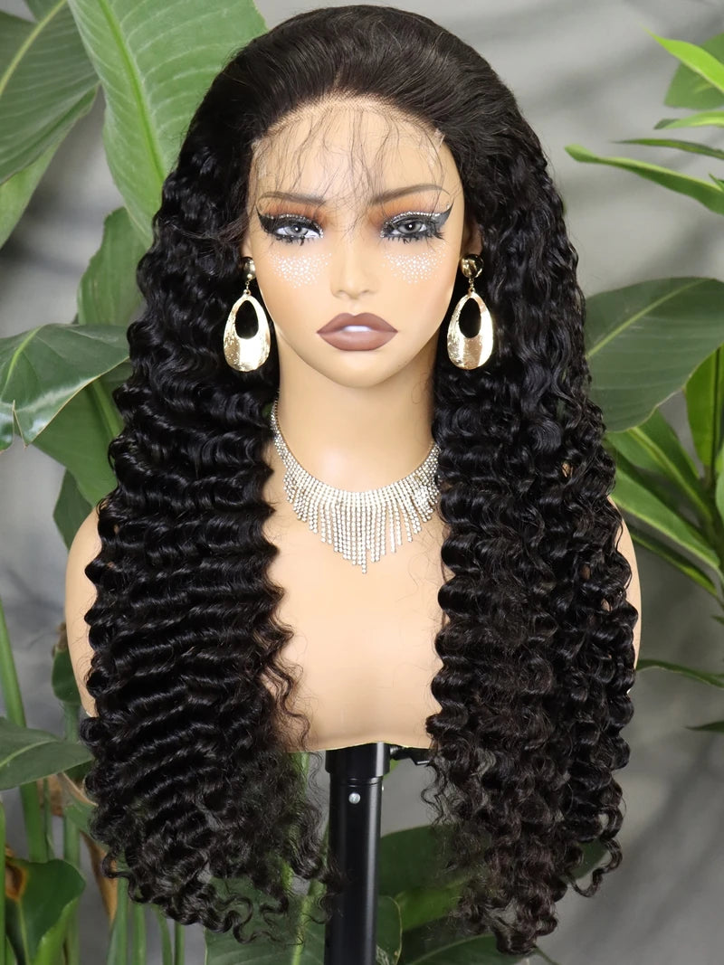 Wholesale 300% Density Deep Wave 5x5 HD Lace Wig | 30 Inch Double Drawn Vietnam Human Hair Factory Direct