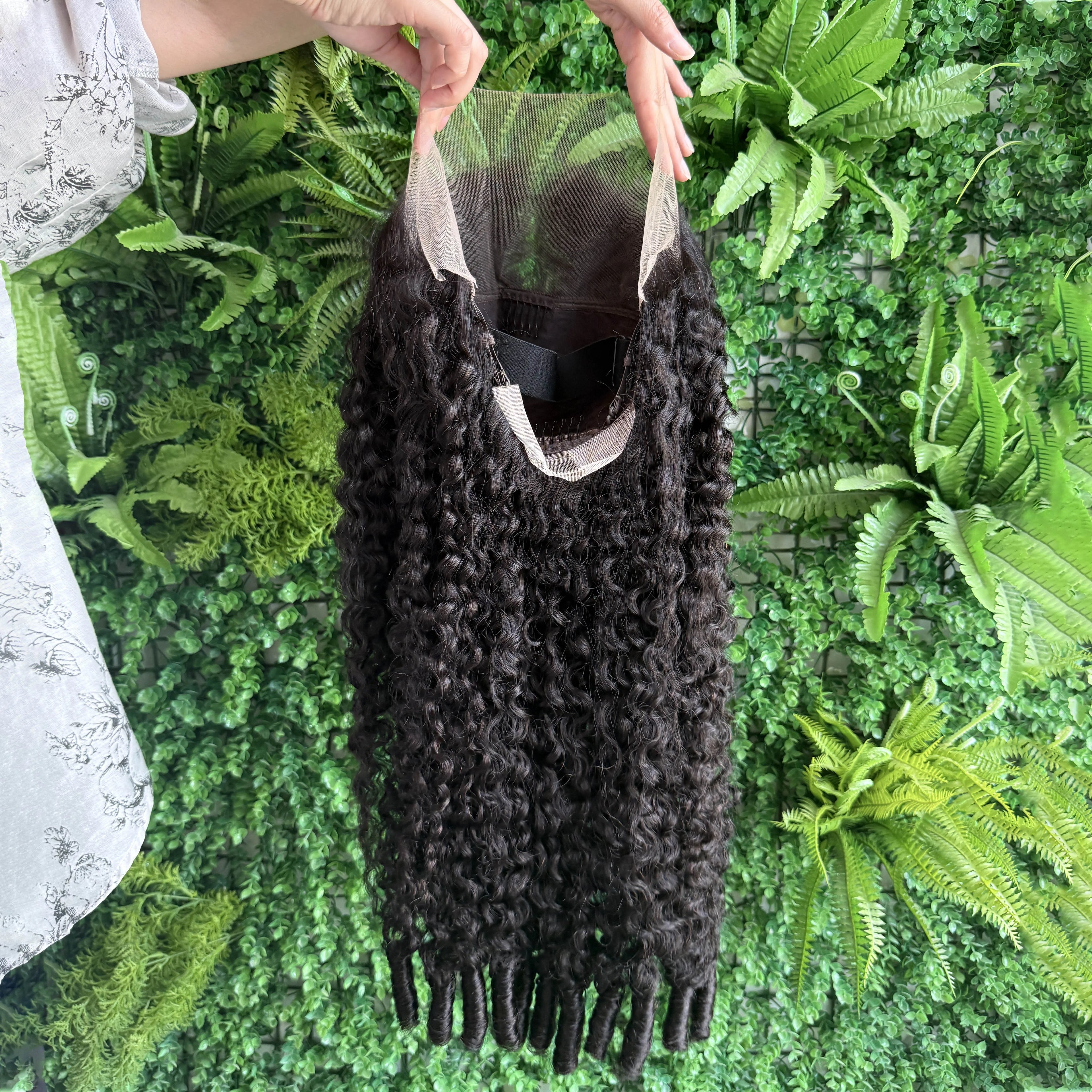 Wholesale Burmese Curly 13x4 Lace Frontal Wig | 250% Heavy Density | Raw Virgin Human Hair Factory Direct
