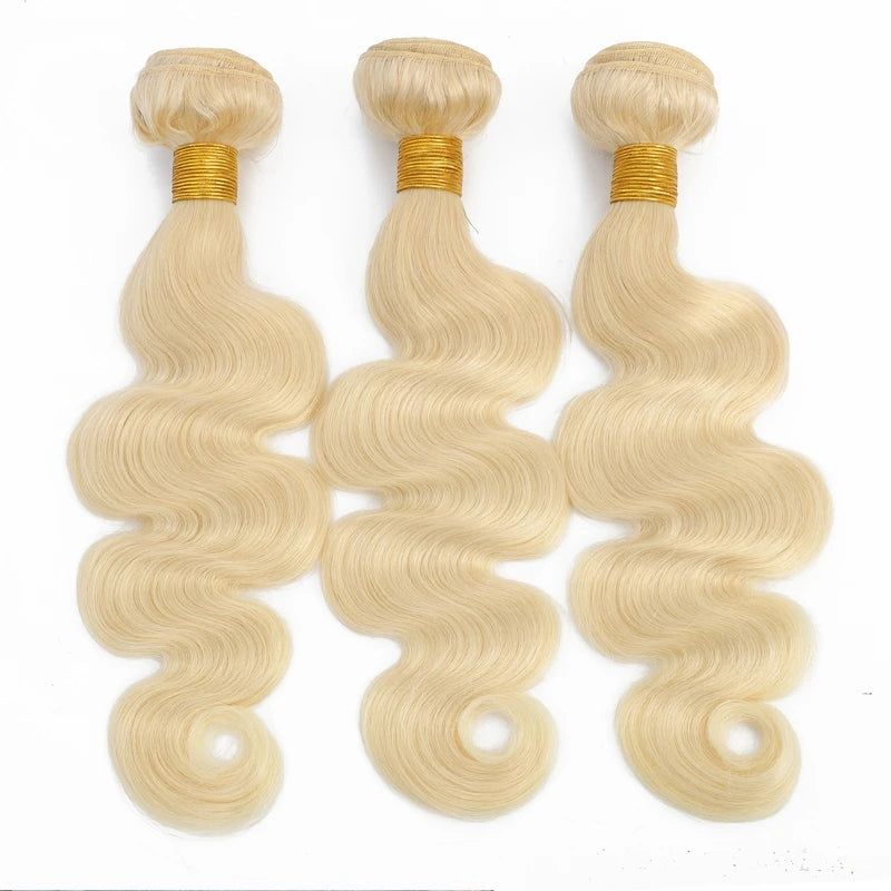IYRS Hair | Luxury 613 Honey Blonde Body Wave Bundles - Premium Raw Mink Virgin Hair Extension