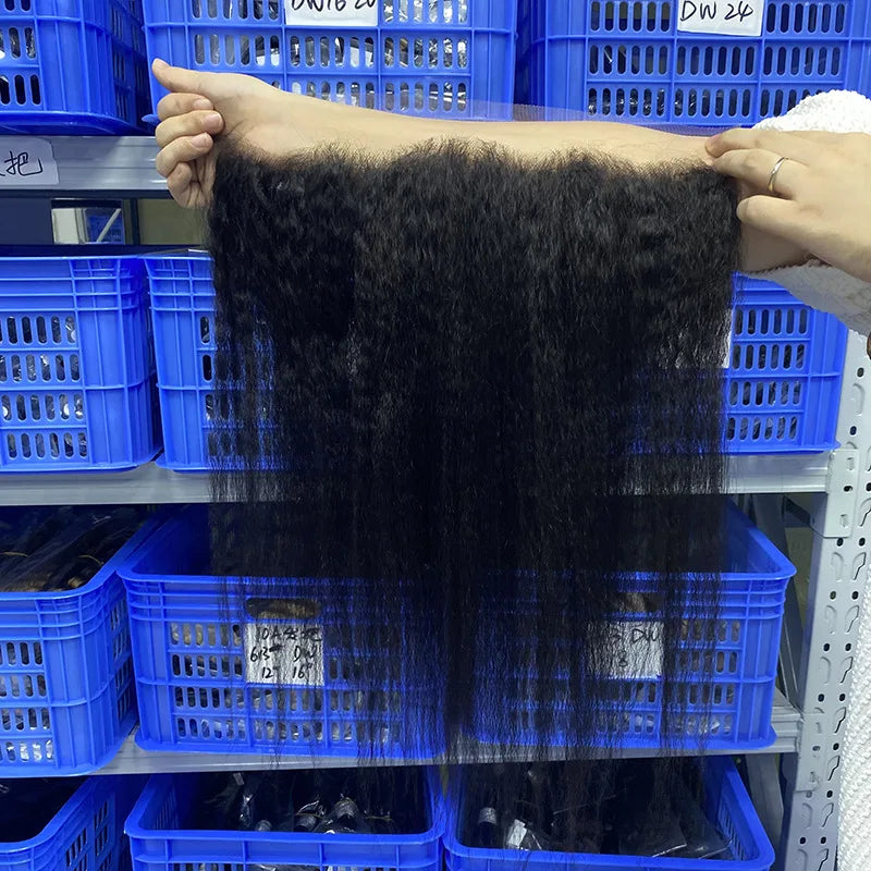 Wholesale 13x4 Italian Curly HD Lace Frontal | Undetectable Invisible Lace | 100% Virgin Brazilian Human Hair