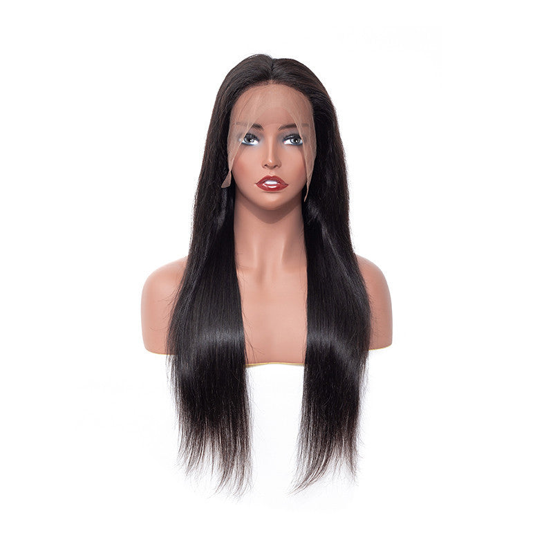 13x4 Lace Frontal Wig Human Hair - HD Transparent Lace, Pre-Plucked with Baby Hair