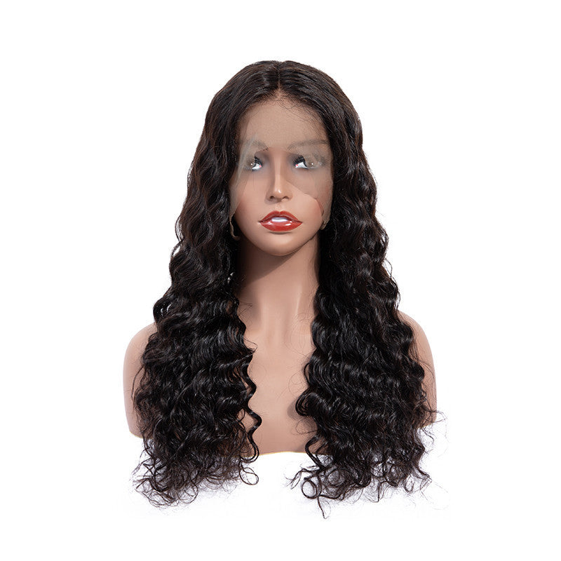 13x4 Lace Frontal Wig Human Hair - HD Transparent Lace, Pre-Plucked with Baby Hair