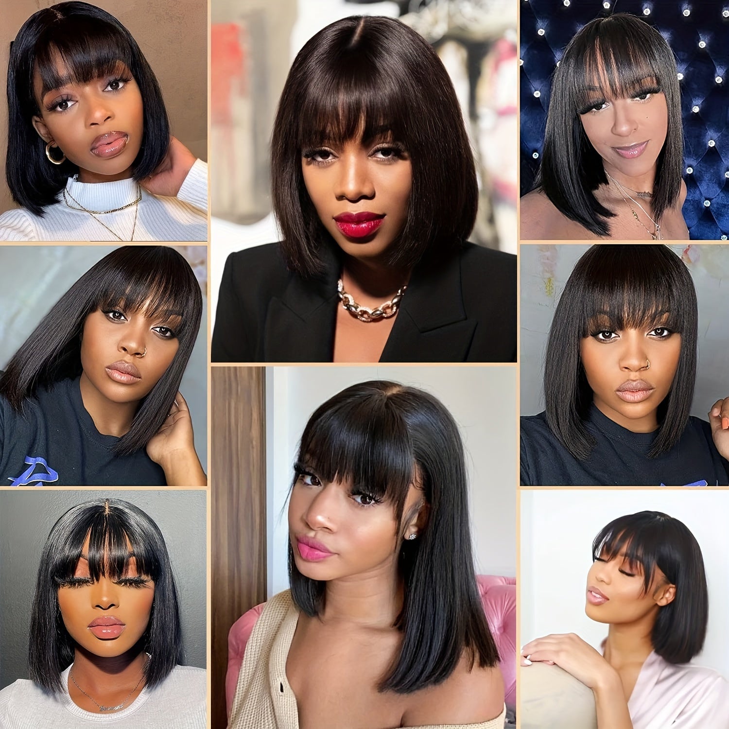 Wholesale 180% Density Bone Straight 13x4 Lace Frontal Bob Wig | IYRS Hair Factory
